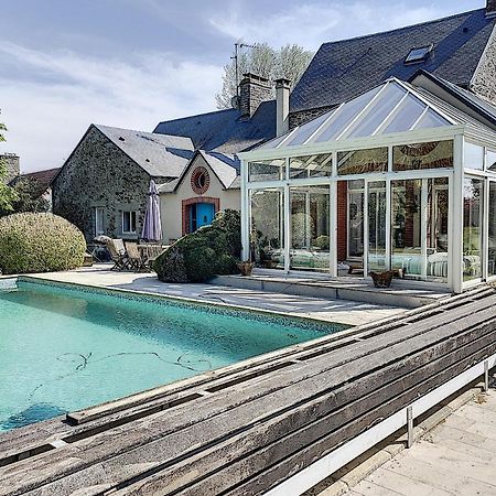 Gite De Charme "La Maison Saint-Leonard" Avec Piscine, Spa, Vue Sur Le Mont Saint-Michel Vains المظهر الخارجي الصورة