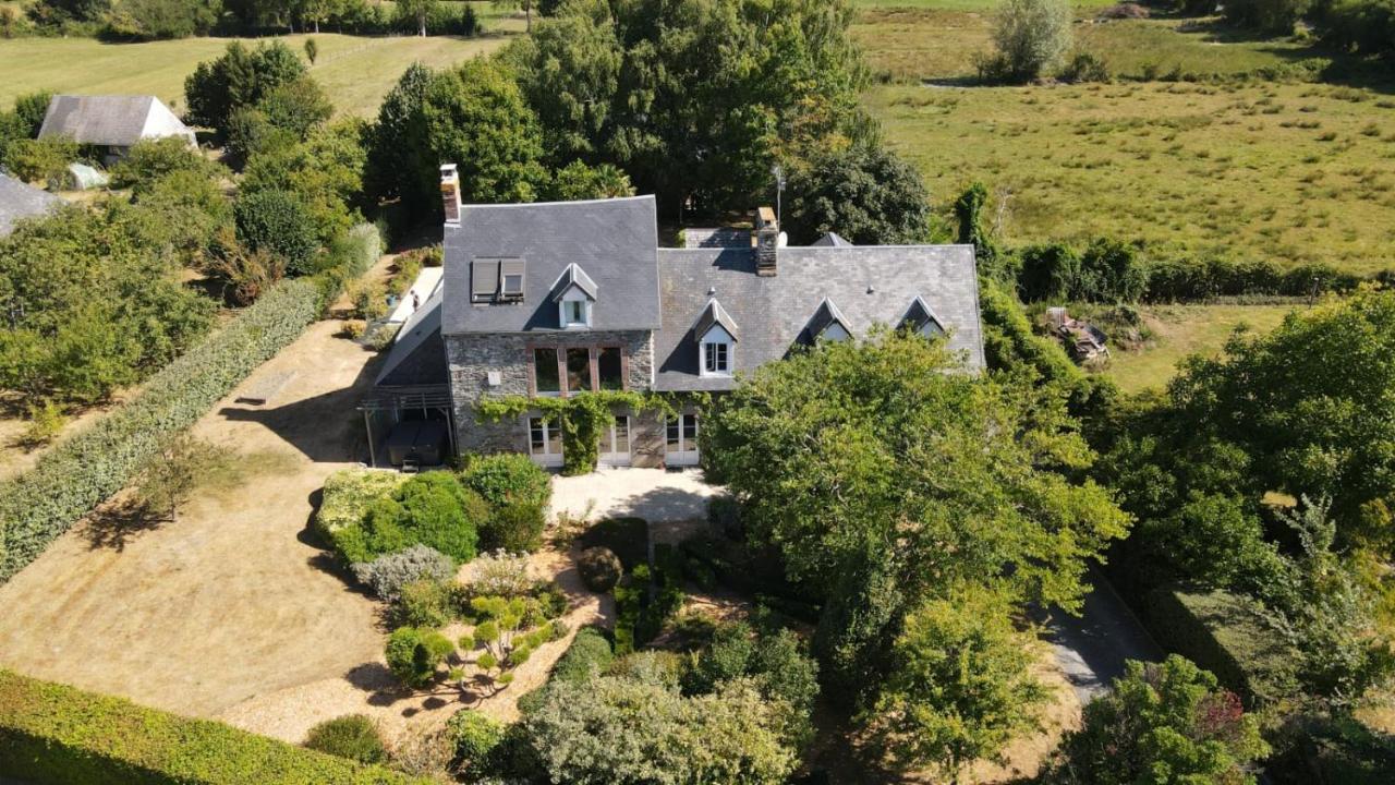 Gite De Charme "La Maison Saint-Leonard" Avec Piscine, Spa, Vue Sur Le Mont Saint-Michel Vains المظهر الخارجي الصورة